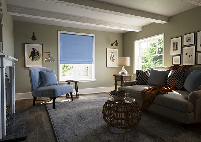 Windermere, Denim - Twist&Fit Roman Blind - Image 7